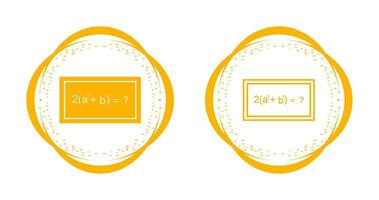 Solving Formula Vector Icon