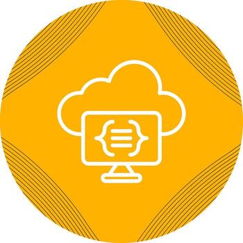 Serverless Computing Vector Icon