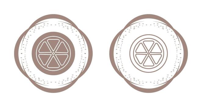 Orange slice Vector Icon