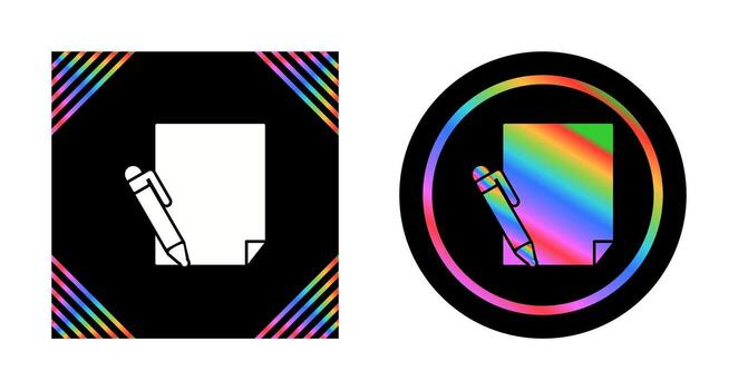 escribir icono vectorial vector