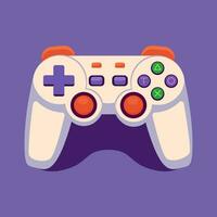 juego palanca de mando, jugando controlador icono. digital artilugio, vídeo joypad retro 90s estilo vector