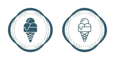 icono de vector de helado