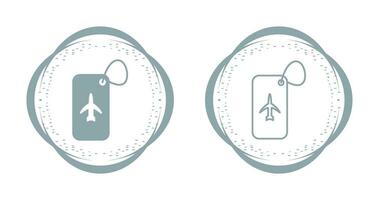 Luggage Tag Vector Icon