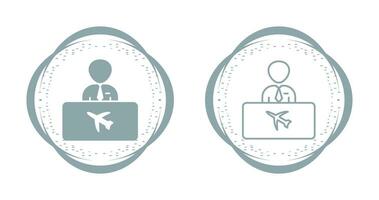 Flight Information Vector Icon