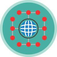Global network Vector Icon Design