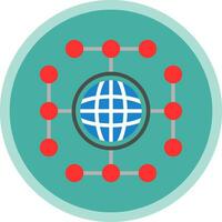 Global network Vector Icon Design