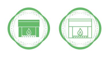 Fireplace Vector Icon