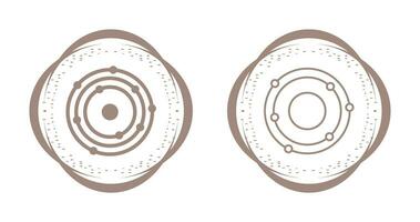 Atomic Structure Vector Icon