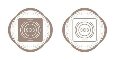 Emergency Button Vector Icon