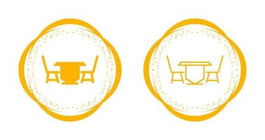 Lunch Table Vector Icon