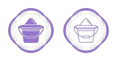 Sand Bucket Vector Icon