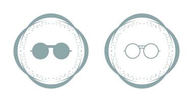 icono de vector de gafas vintage