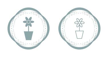 Flower Pot Vector Icon