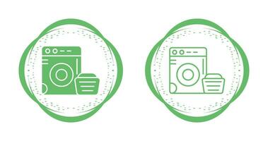 Washing Machine Vector Icon