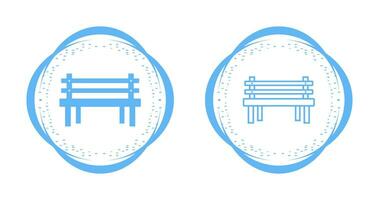 Wooden Bench Vector Icon