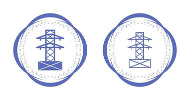 icono de vector de torre de electricidad