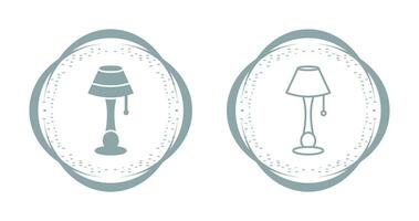 Lamp with stand Vector Icon