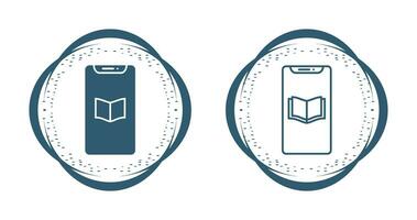 icono de vector de aprendizaje electrónico