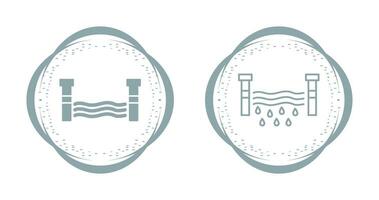 Water Dam Vector Icon