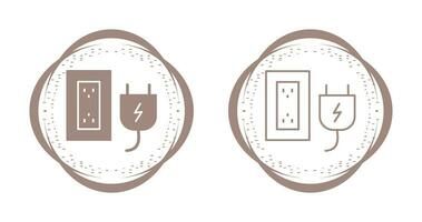 Plug and Socket Vector Icon