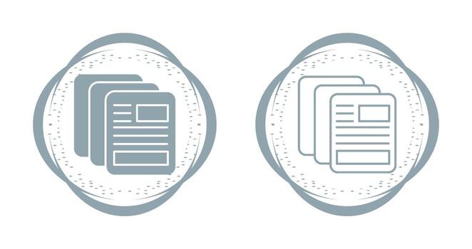 icono de vector de documento