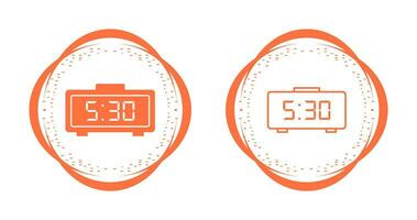 Digital Clock Vector Icon