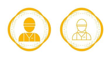 Industry Worker Vector Icon