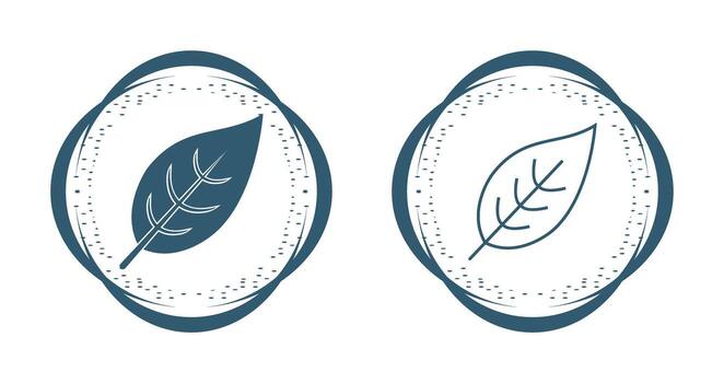icono de vector de hoja
