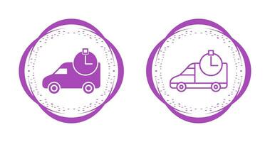 Time Based Delivery Vector Icon