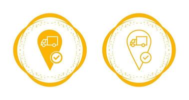 Valid Destination Vector Icon