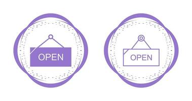 Open Tag Vector Icon