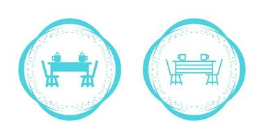 Dining Table Vector Icon