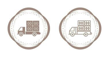 Loaded Truck Vector Icon