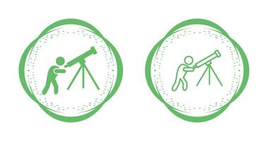 Adjusting Telescope Vector Icon