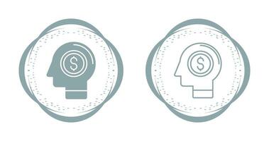 Money Thinking Vector Icon