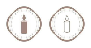 Lit Candle Vector Icon