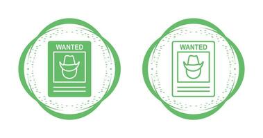 Wanted Poster Vector Icon