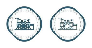 Drum Set Vector Icon