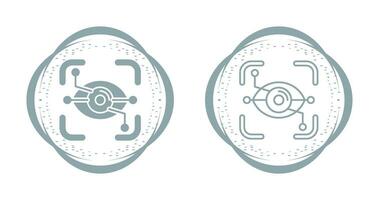 Eye Recognition Vector Icon