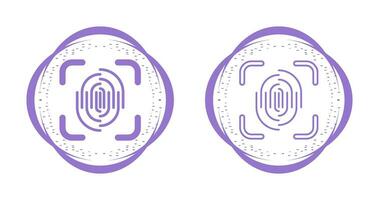 Fingerprint Vector Icon