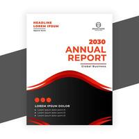 creative  annual report business flyer template vector