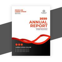 creative  annual report business flyer template vector