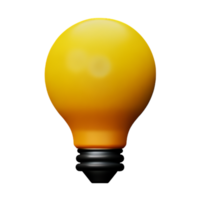 die Glühbirne Idee Lampe ai generativ png
