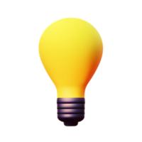 lampadina idea lampada ai generativo png