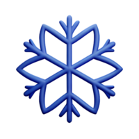 Noël flocon de neige la glace ai génératif png