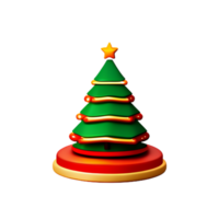 Weihnachten Baum Neujahr ai generativ png