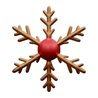 Weihnachten Schneeflocke Eis ai generativ png