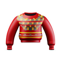 Christmas Sweater Shirt AI Generative png