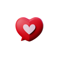 Heart Textbox  Speech AI Generative png