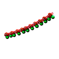 Weihnachten Girlande süß ai generativ png